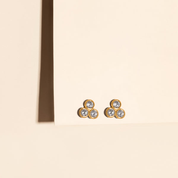 Triá Studs - 925 Sterling Silber