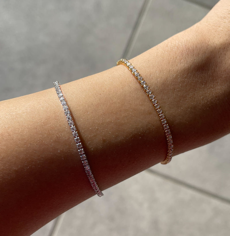 Dixie Armband  (2 mm) - 925 Sterling Silber